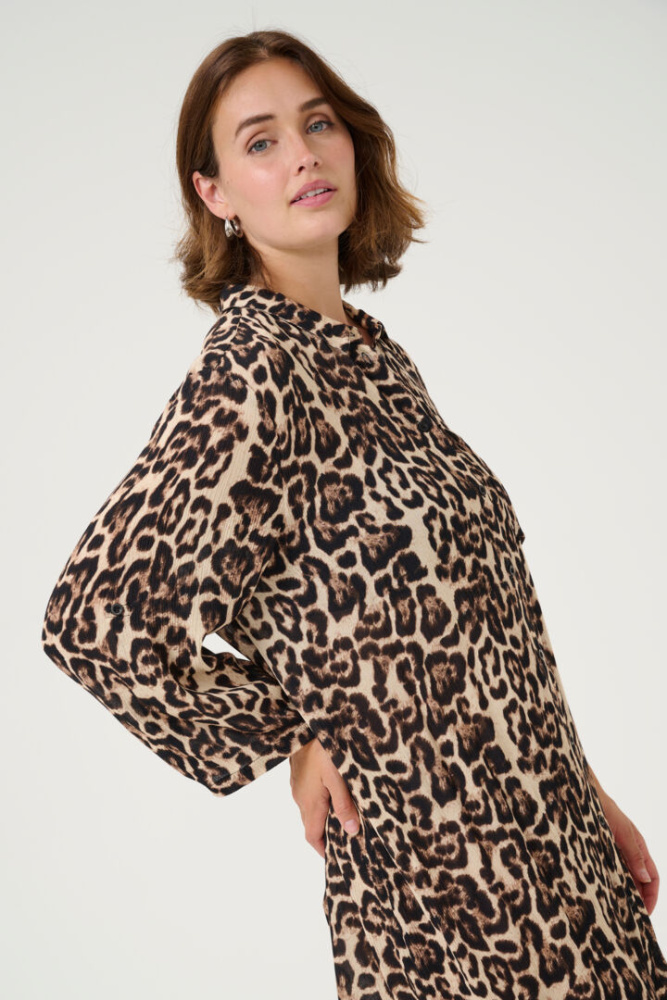 Hovedbilde KAEdita Amber Shirt Dress 10506745 - Leopard Print 107281