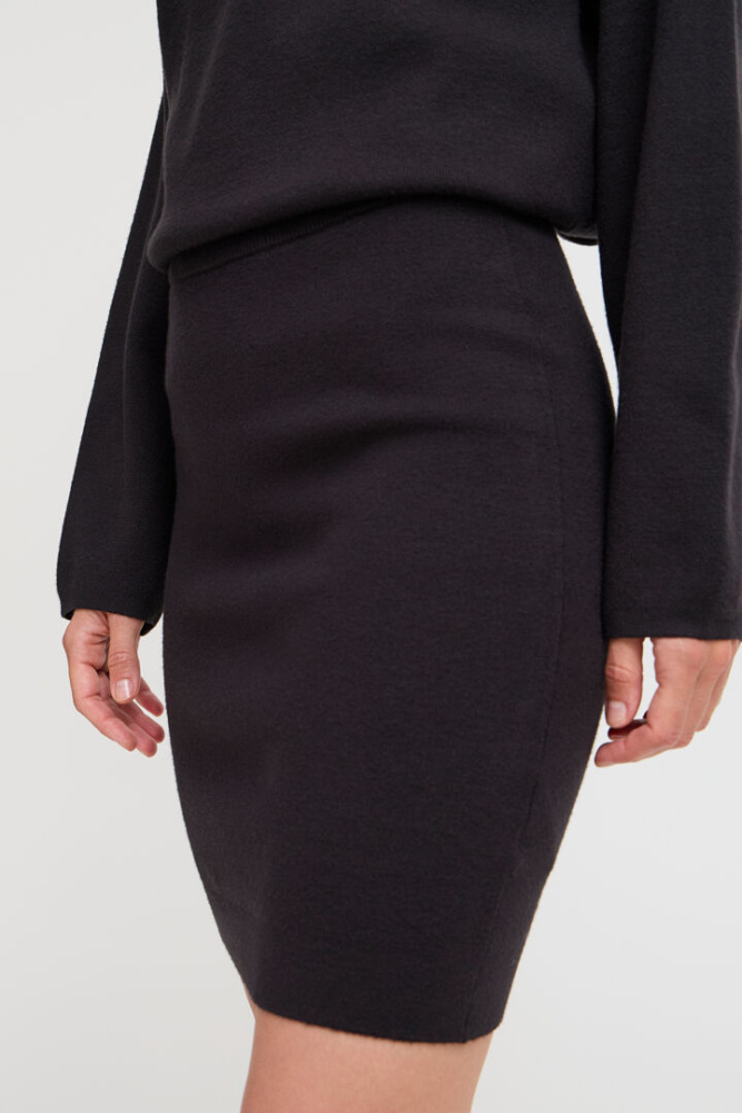Hovedbilde BYOtari Knit Skirt 20815630 - Black 200451