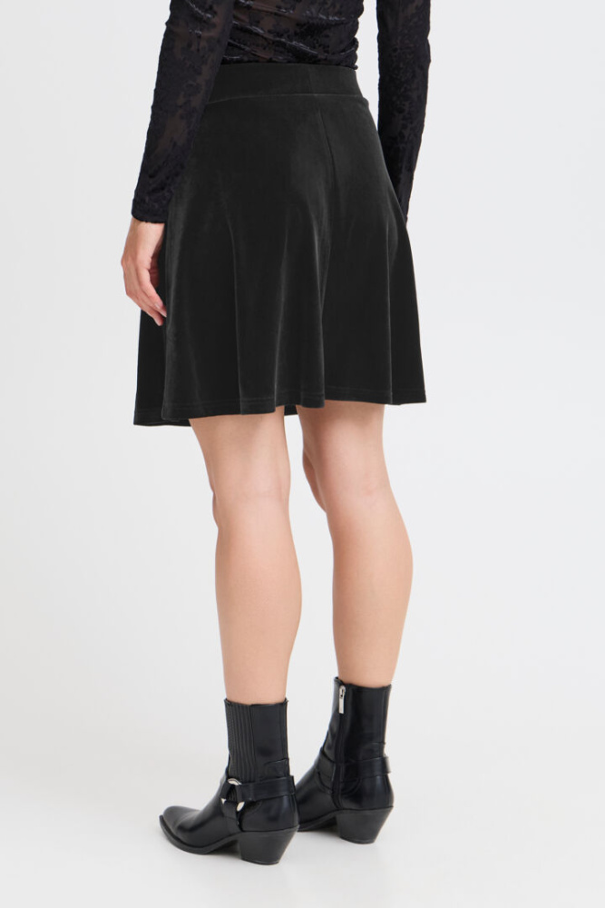 Hovedbilde BYPerlina Velour Skirt 20815934 - Black 200451