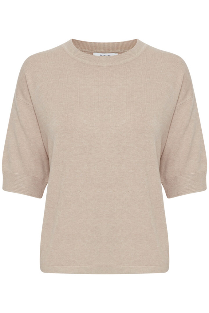 Hovedbilde BYMmorla Knit T-shirt 20814397 - Humus Melange 1513041