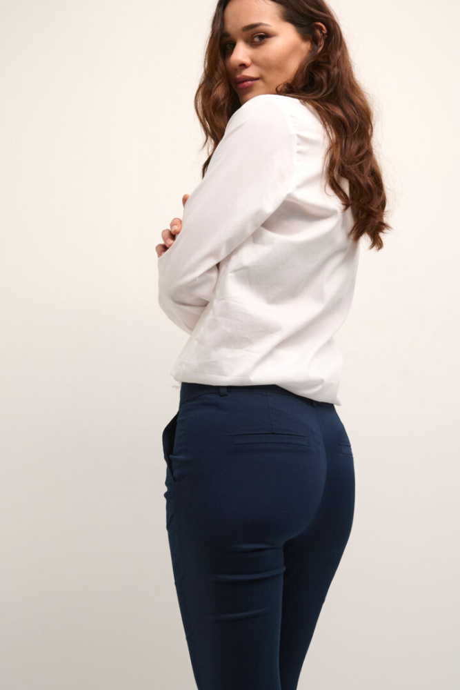 Bilde av Kaffe KALEA Capri Bukse 10506815 - Midnight Marine 104020