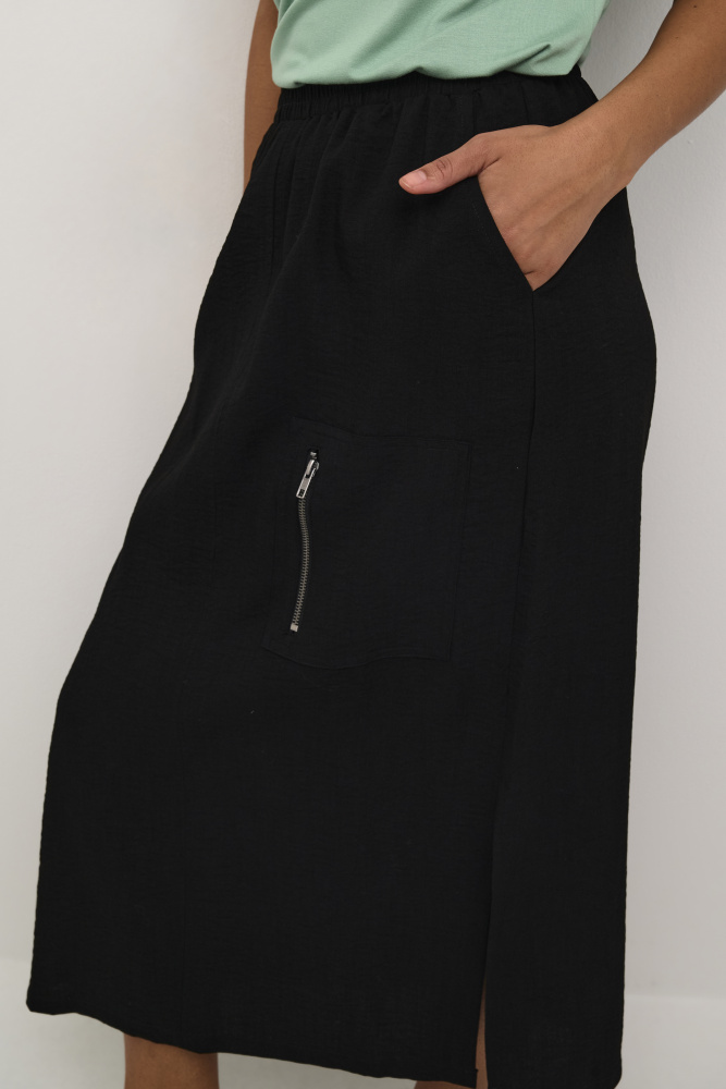 Hovedbilde KAElenor Long Skirt 10508796 - Black Deep 100121