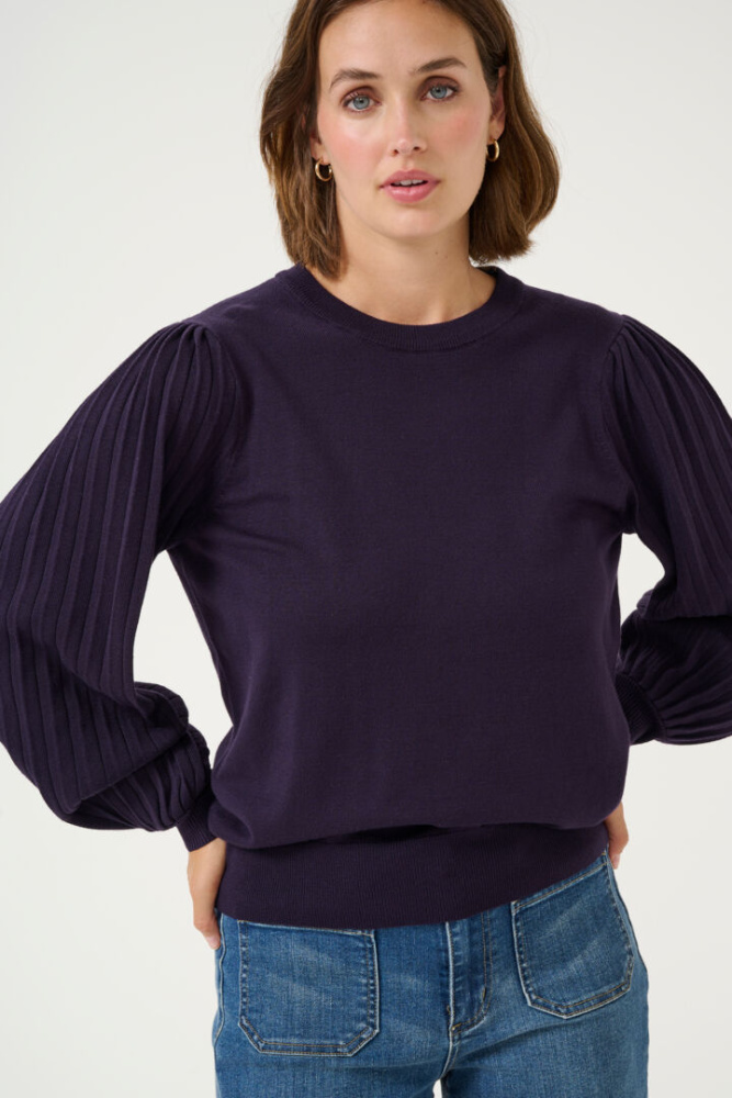 Hovedbilde KALone Knit Pullover 10507905 - Dawn Purple 106557