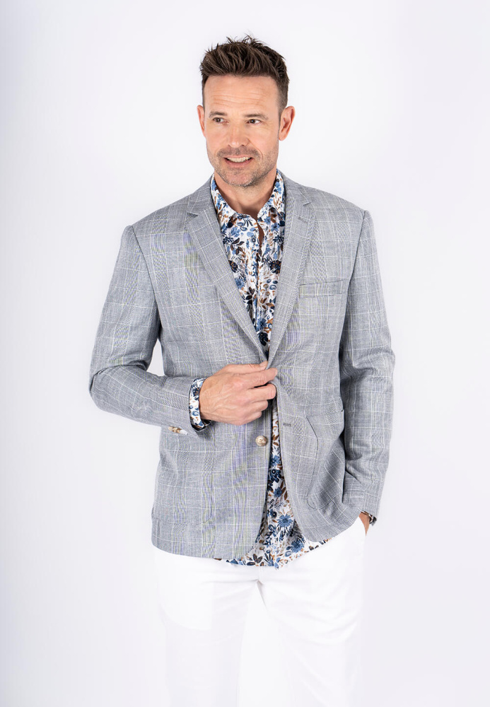 Hovedbilde Pre End Rolf Shirt 31-100542 - White/Naval Blue 7115