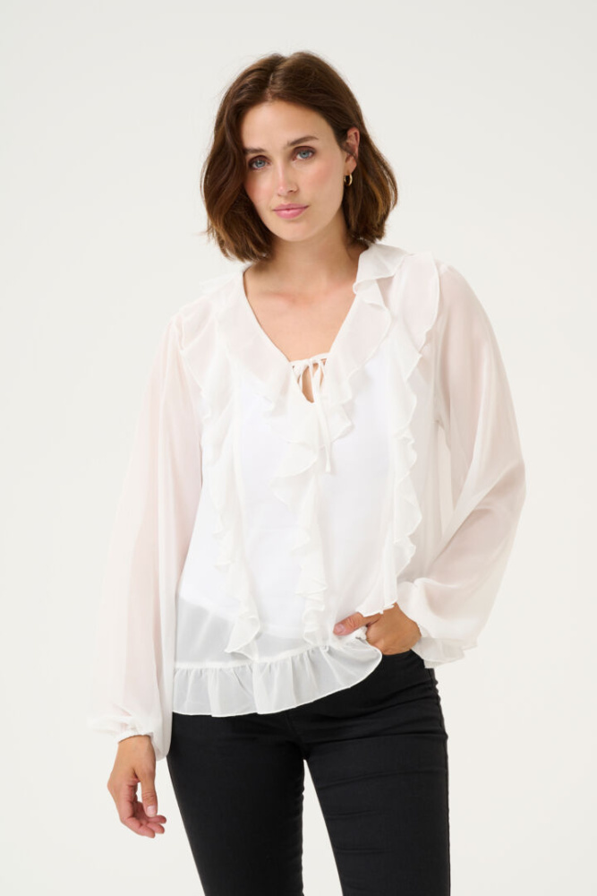 Hovedbilde KANinna Blouse 10509268 - Chalk 106482