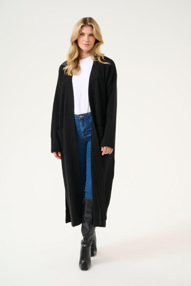 Hovedbilde KARinya Cardigan 10508958 - Black Deep 100121