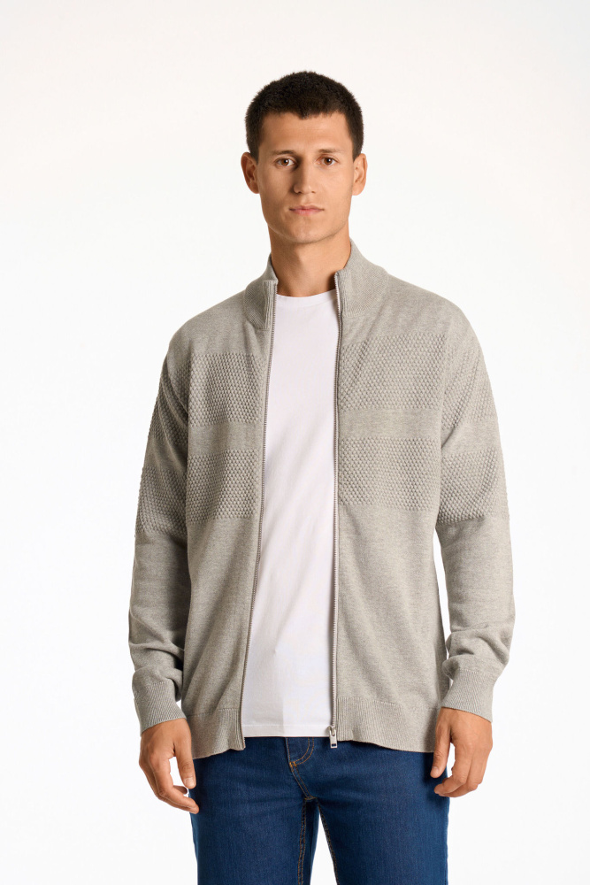 Hovedbilde Lindbergh zip cardigan 30-804118 - Grey