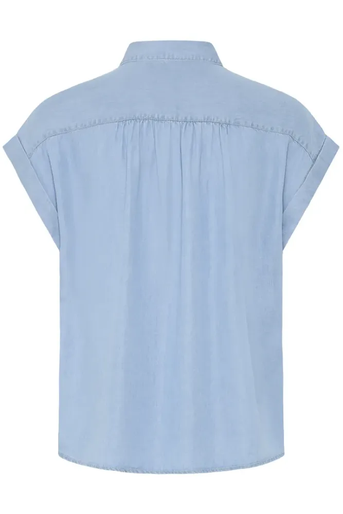 Hovedbilde BYKosmo Shirt 20818796 - Light Blue Denim 200460