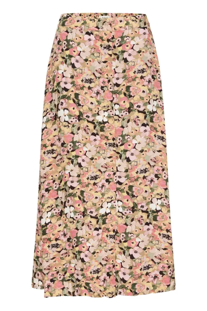 Hovedbilde BYMmjoella Midi Skirt 20816524 - Coral Blush Flower 204525