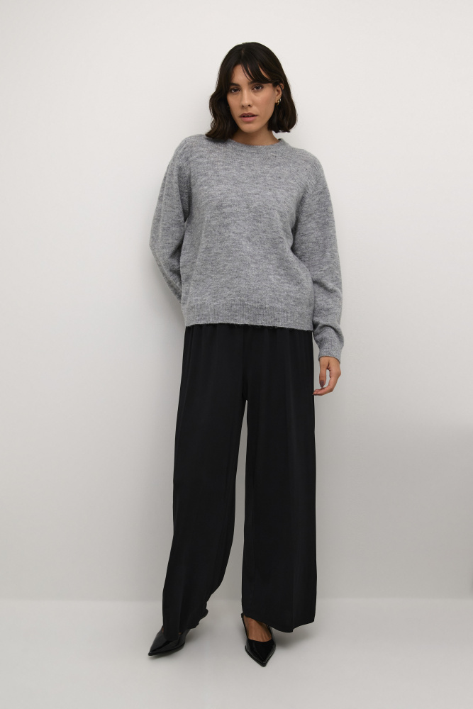 Hovedbilde KAMalene Open Back Pullover 10508832 - Grey Melange 100123