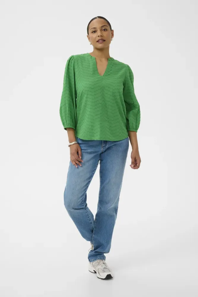 Hovedbilde KA Penelope Blouse 10511436 - Bright Green 155534