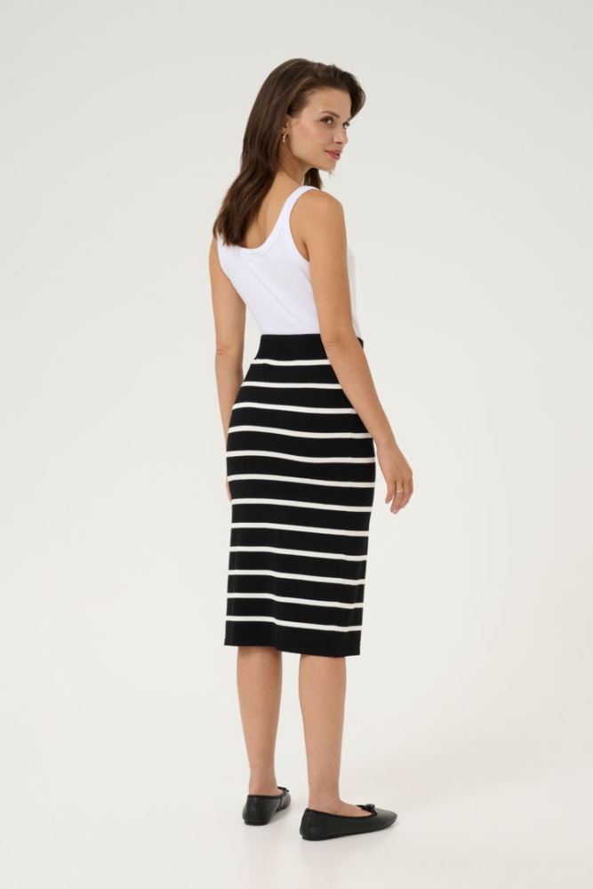 Hovedbilde KALizza Knit Skirt 10509798 - Black/White 107263