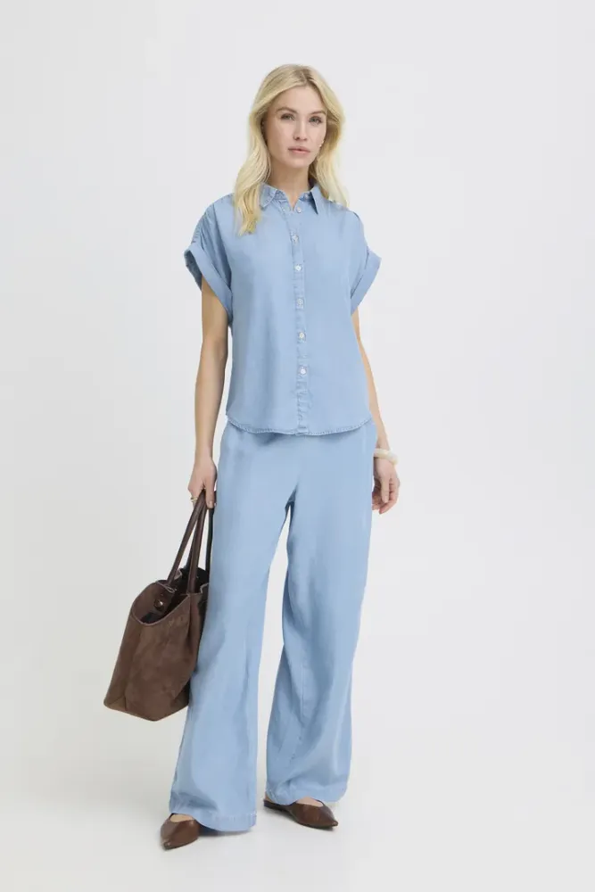 Hovedbilde BYKosmo Shirt 20818796 - Light Blue Denim 200460