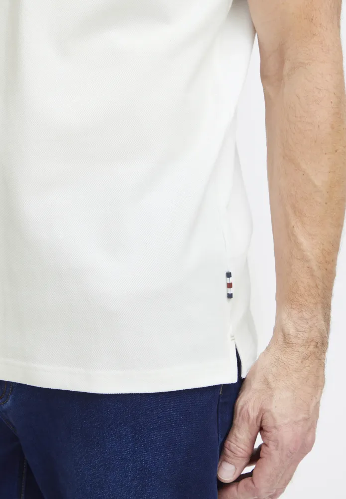 Hovedbilde FQ1924 Peter Pique Tee 21900176 - Brilliant White 114001