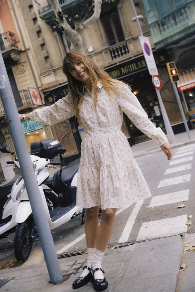 Hovedbilde BYIuania Shirt Dress 20819253 - Pink Wildflower 900009886