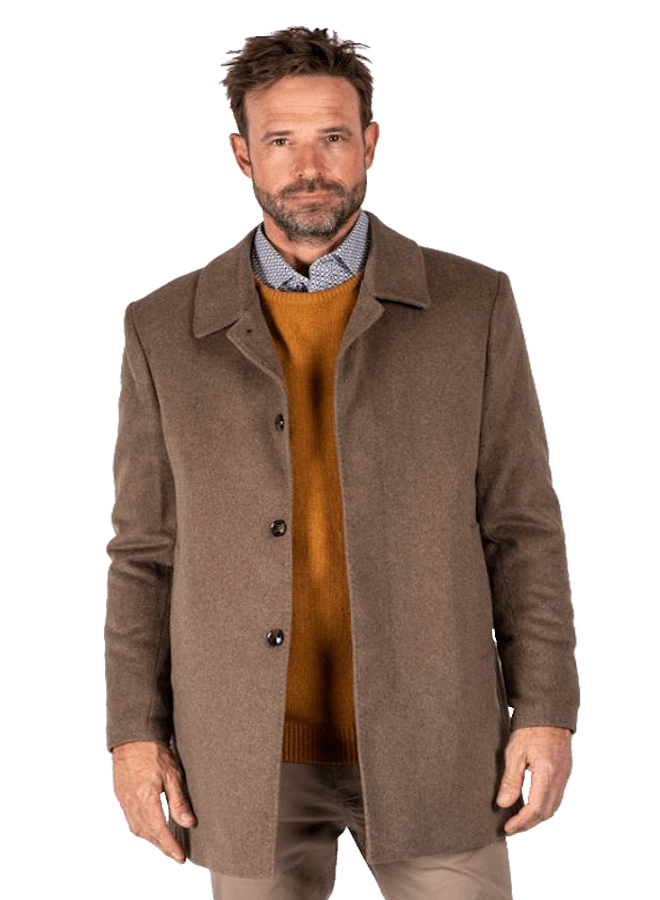 Hovedbilde Pre End Bogart Wool Coat 07-100021 - Camel Brown Mix 6546