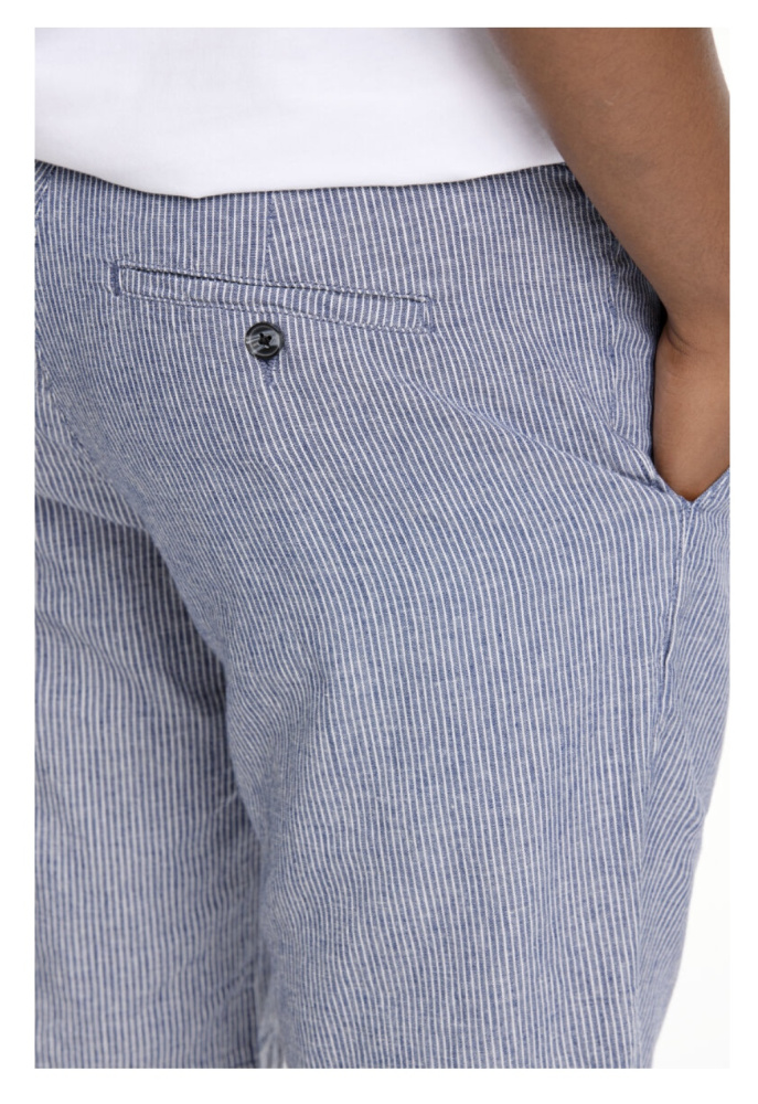 Hovedbilde LINDBERGH Linen Shorts 30-505030 - Blue Striped
