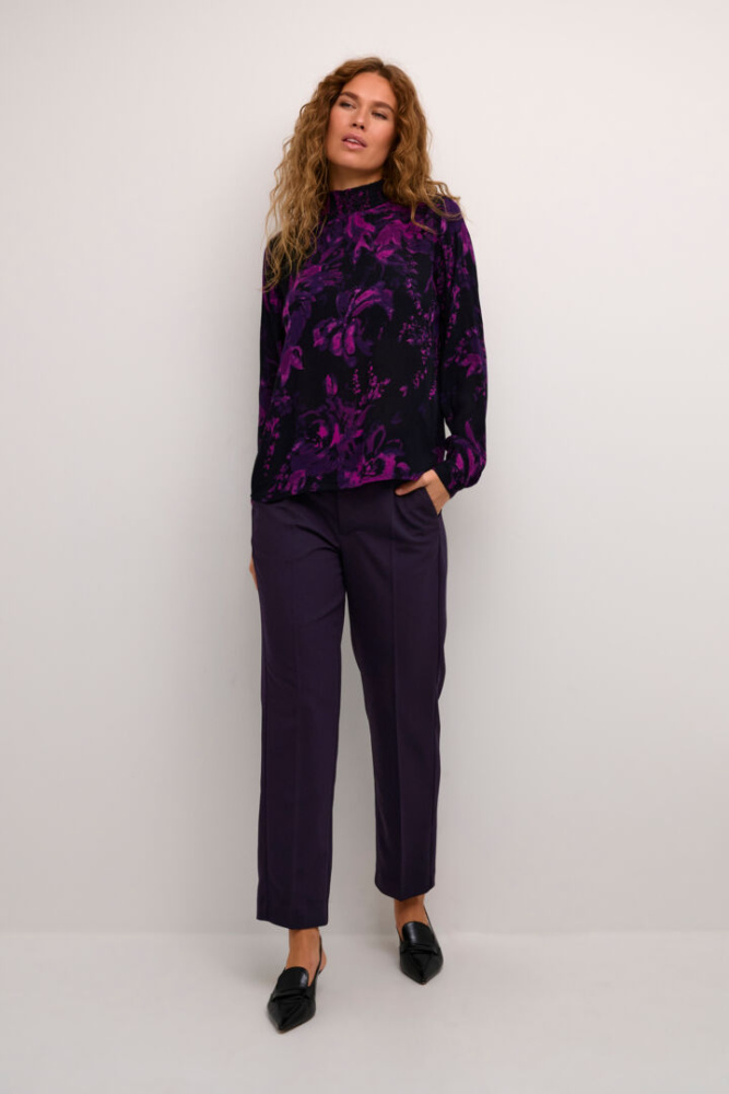 Hovedbilde KAsakura HW Zipper Pants 10507770 - Dawn Purple 106557