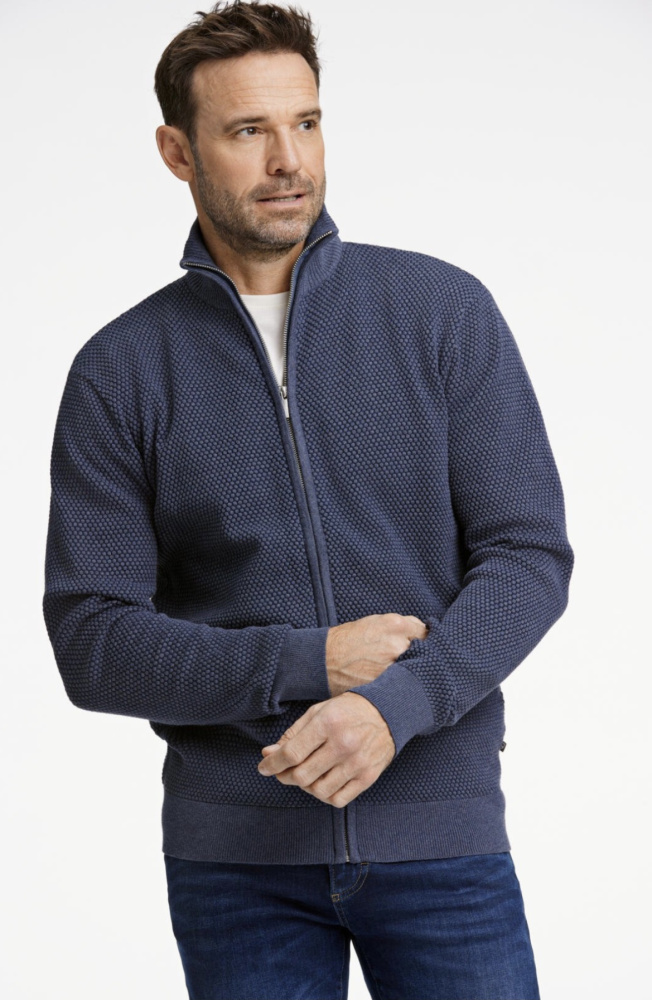 Hovedbilde Jack`s Pearl Knit Kardigan 3-831056 - Blue Melange