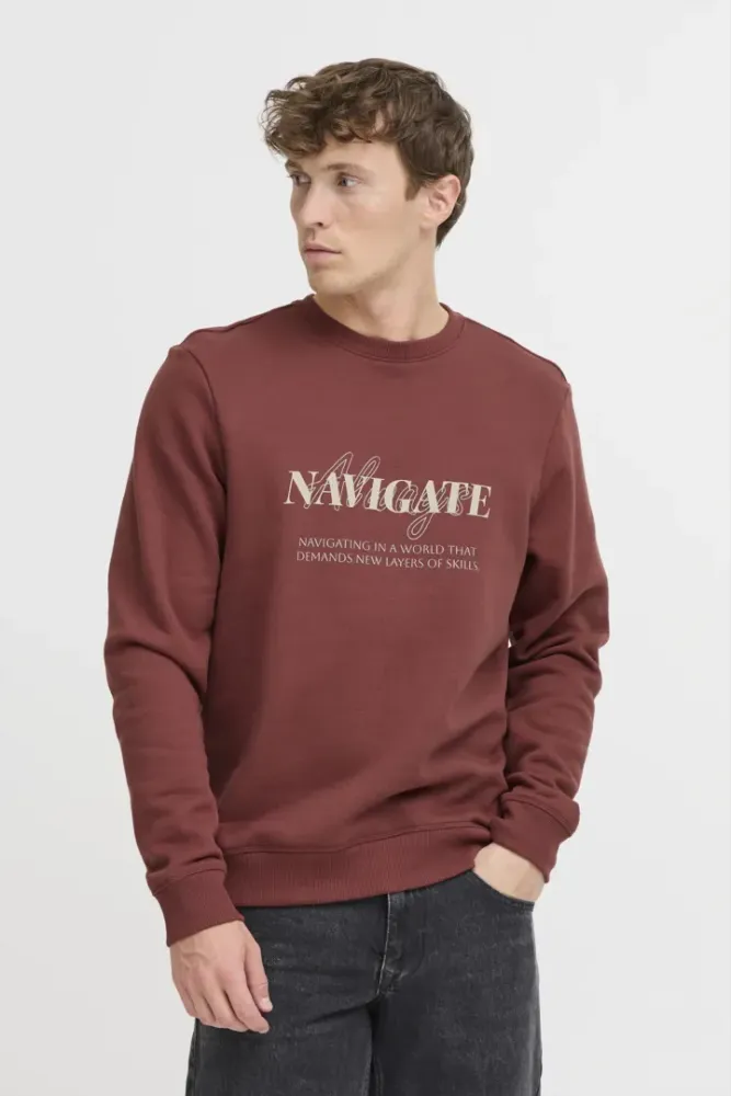 Hovedbilde Blend Farnum Sweatshirt 20720169 - Chocolate Brown 900002006