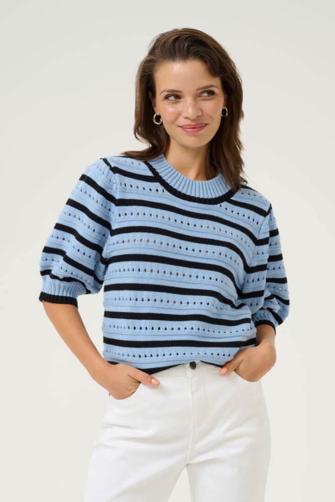 Hovedbilde KAEvelyn Knit Pullover 10509640 - Soft Chambray 107102