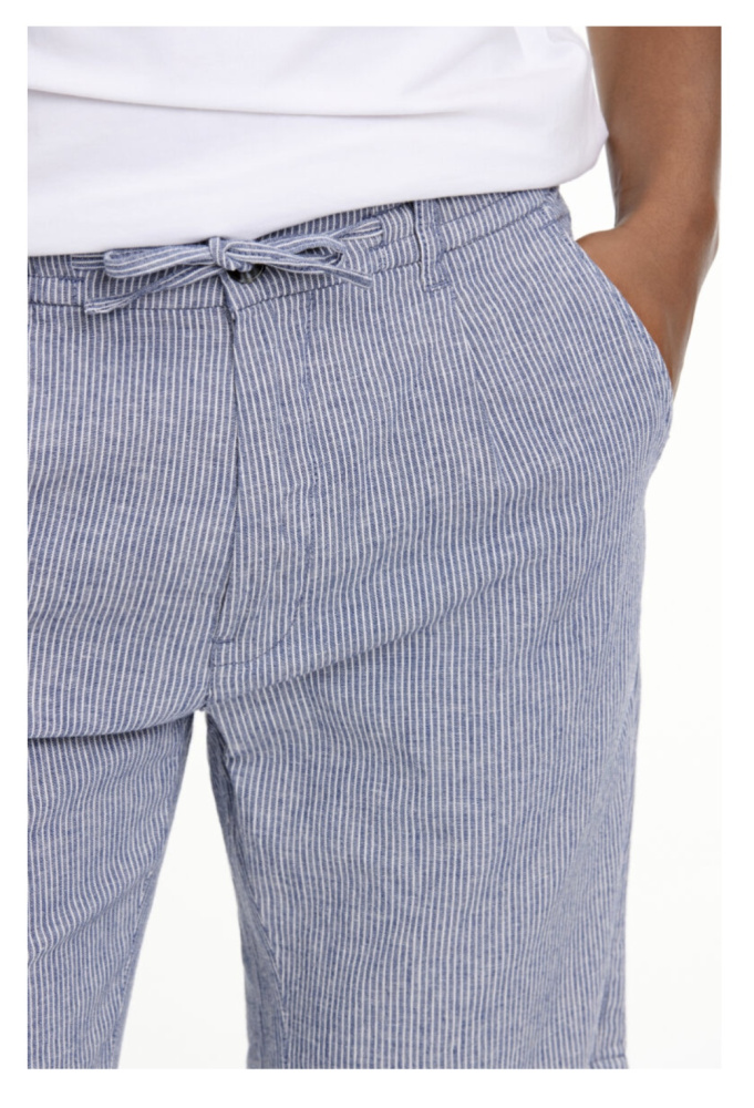 Hovedbilde LINDBERGH Linen Shorts 30-505030 - Blue Striped
