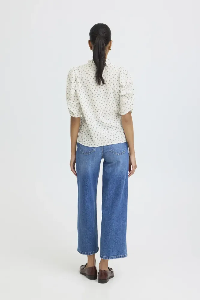 Hovedbilde BY Ffion Shirt 20819340 - White / Blue 900010596