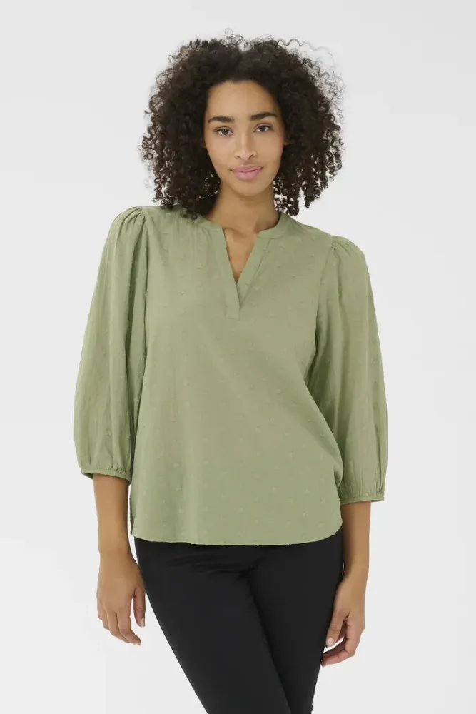 Hovedbilde KAJollia Blouse 10508453 - Oil Green 170115