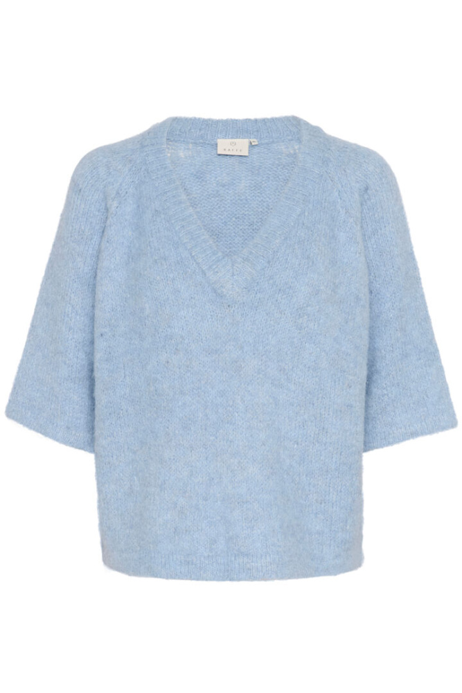 Hovedbilde KAEmilie V-neck Pullover 10509767 - Soft Chambray 164016