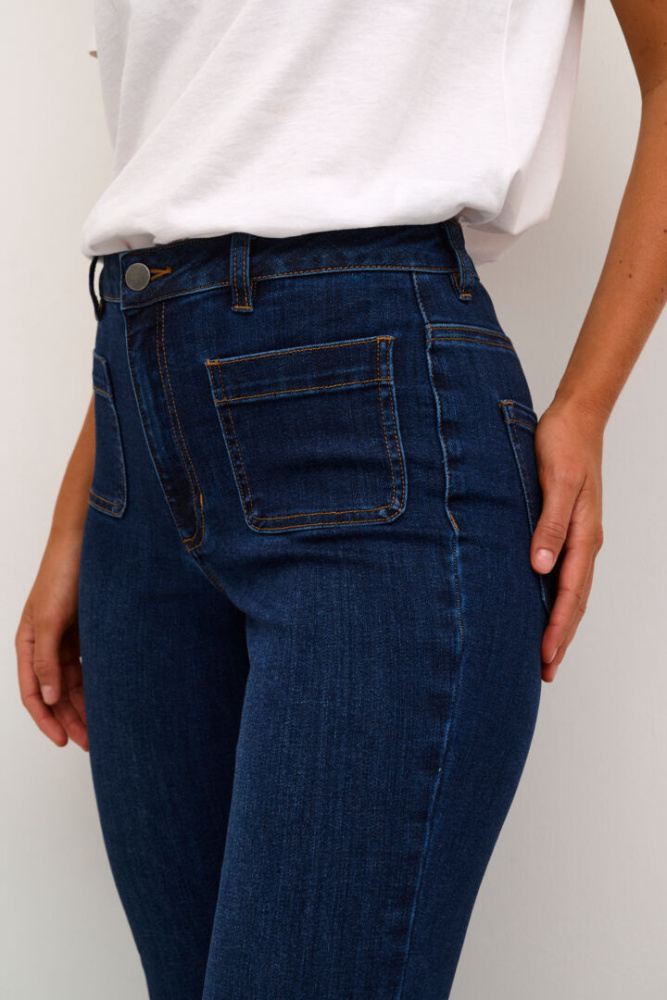 Hovedbilde KASinem Flared Jeans 10508464 - Dark Blue Denim 100316