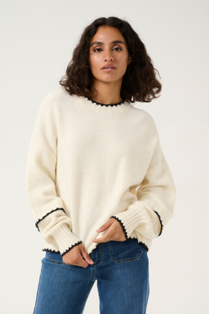 Hovedbilde KAVilli Knit Pullover 10509549 - Chalk Melange 1106021