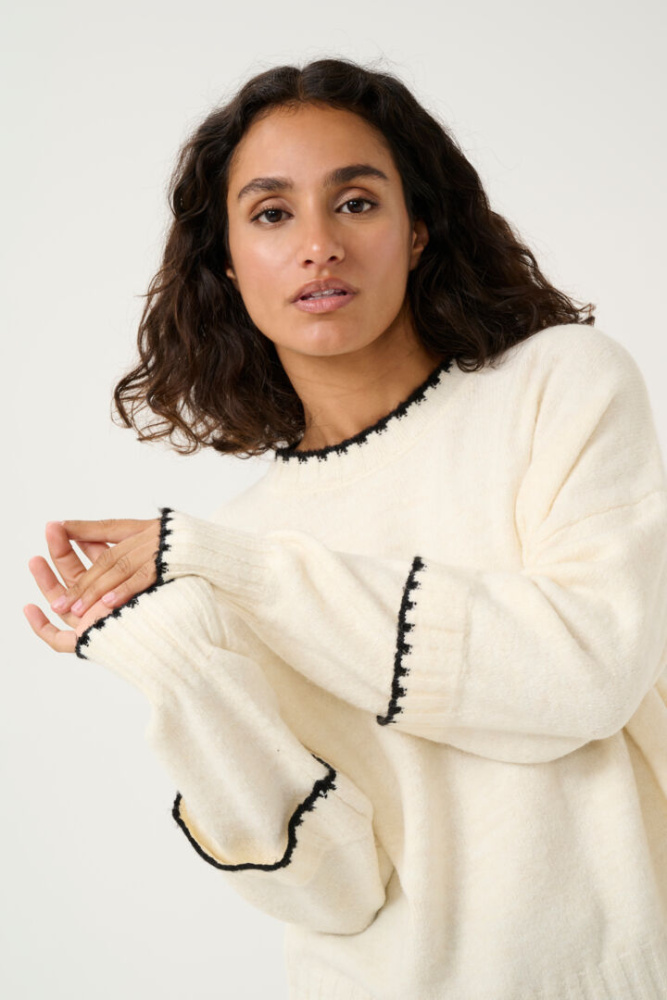 Hovedbilde KAVilli Knit Pullover 10509549 - Chalk Melange 1106021
