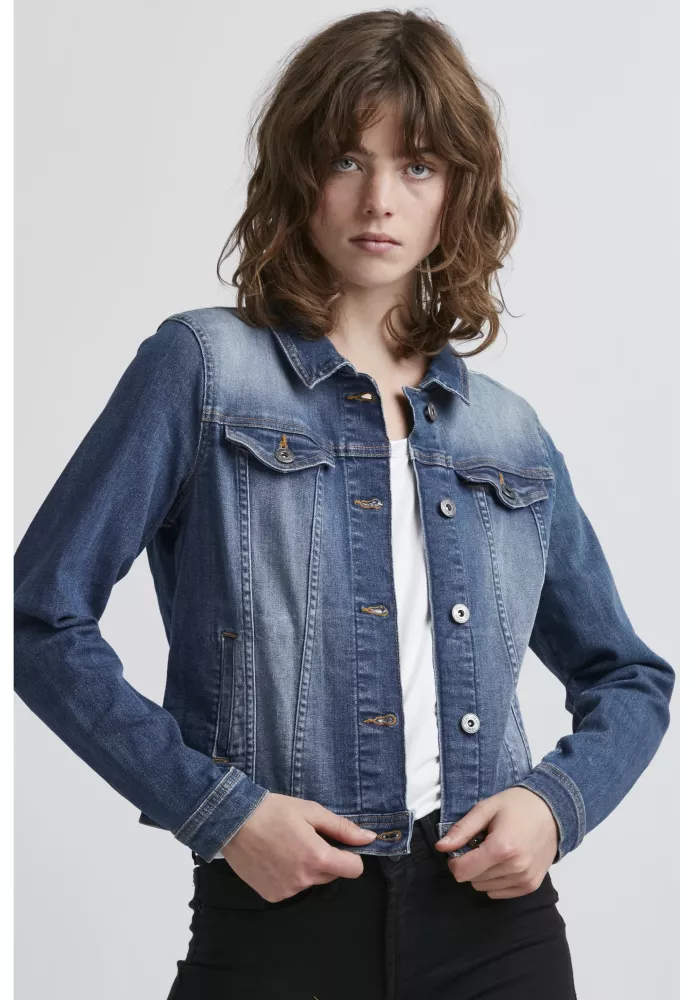 Hovedbilde IHStampe Jacket 20111235 - Medium Blue Wash 19037