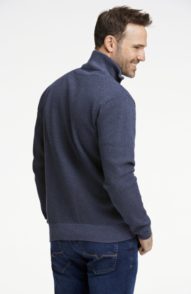 Hovedbilde Jack`s Pearl Knit Kardigan 3-831056 - Blue Melange