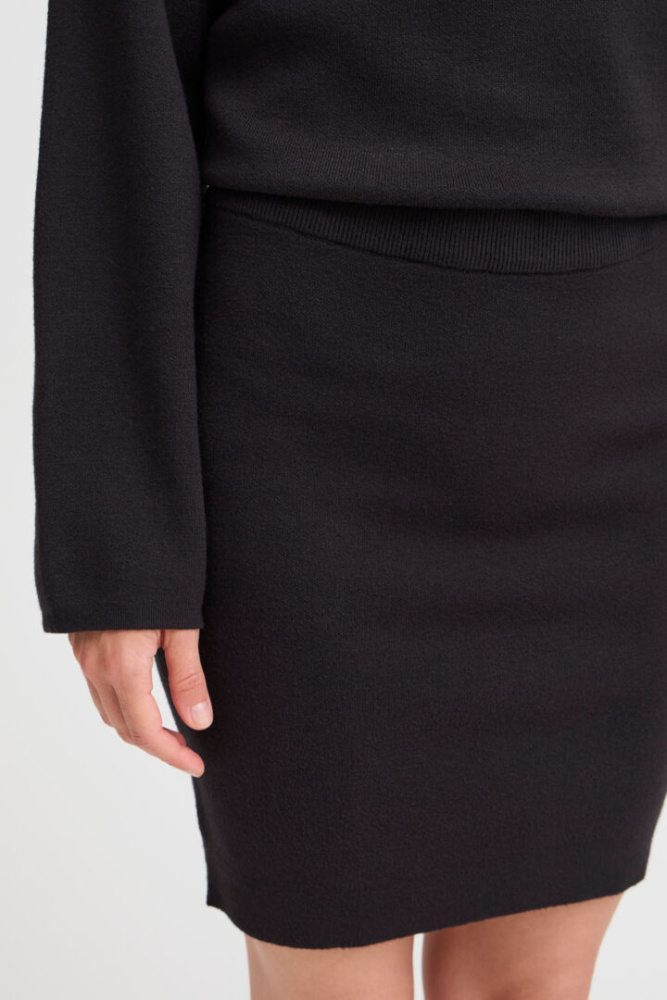 Hovedbilde BYOtari Knit Skirt 20815630 - Black 200451