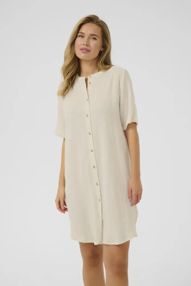Hovedbilde Kaffe KAgitte Shirt Dress 10510049 - Feather Grey Melange 1513051