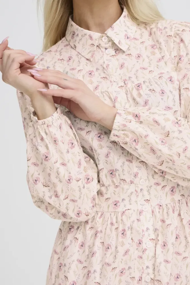 Hovedbilde BYIuania Shirt Dress 20819253 - Pink Wildflower 900009886