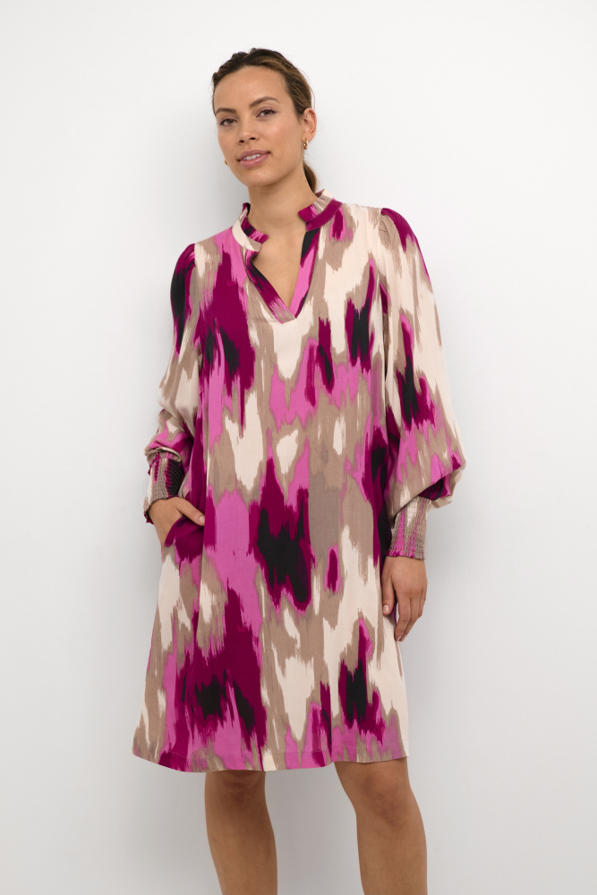 Hovedbilde KABeathe Short Dress 10508899 - Pink Abstract 106682