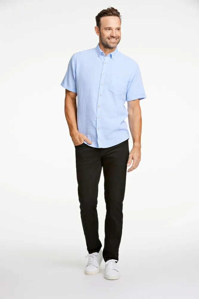 Hovedbilde JACK`S Cotton/linen Shirt 3-210075 - Sky Blue