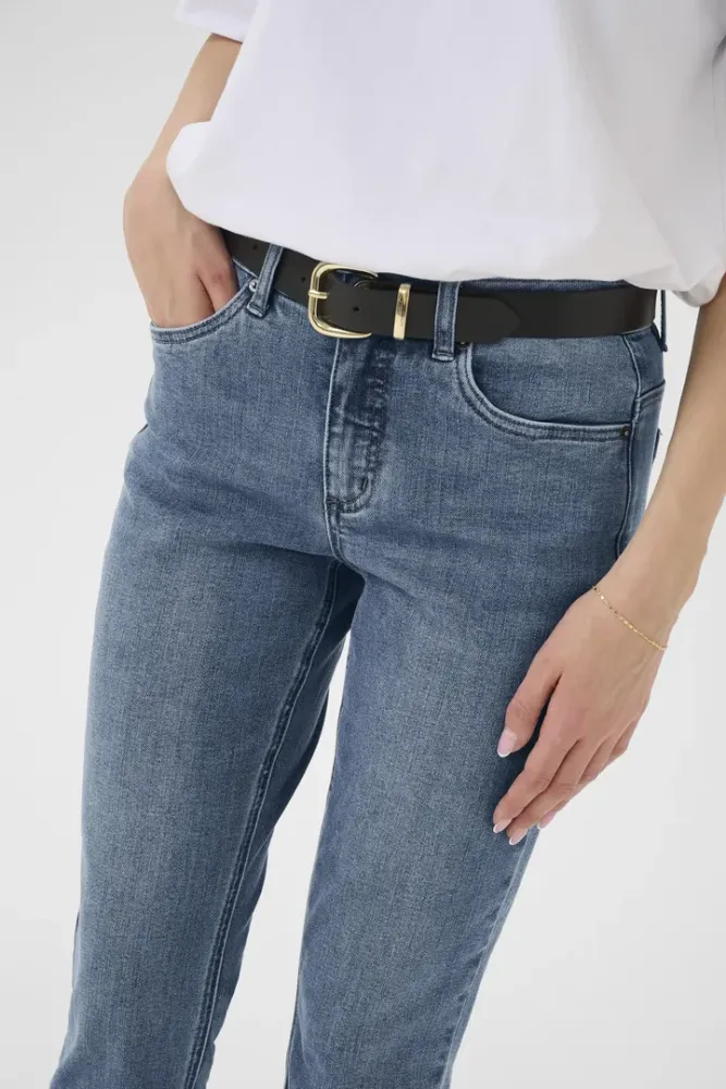 Hovedbilde KARiver Cropped Jeans 10511088 - Medium Blue 102272