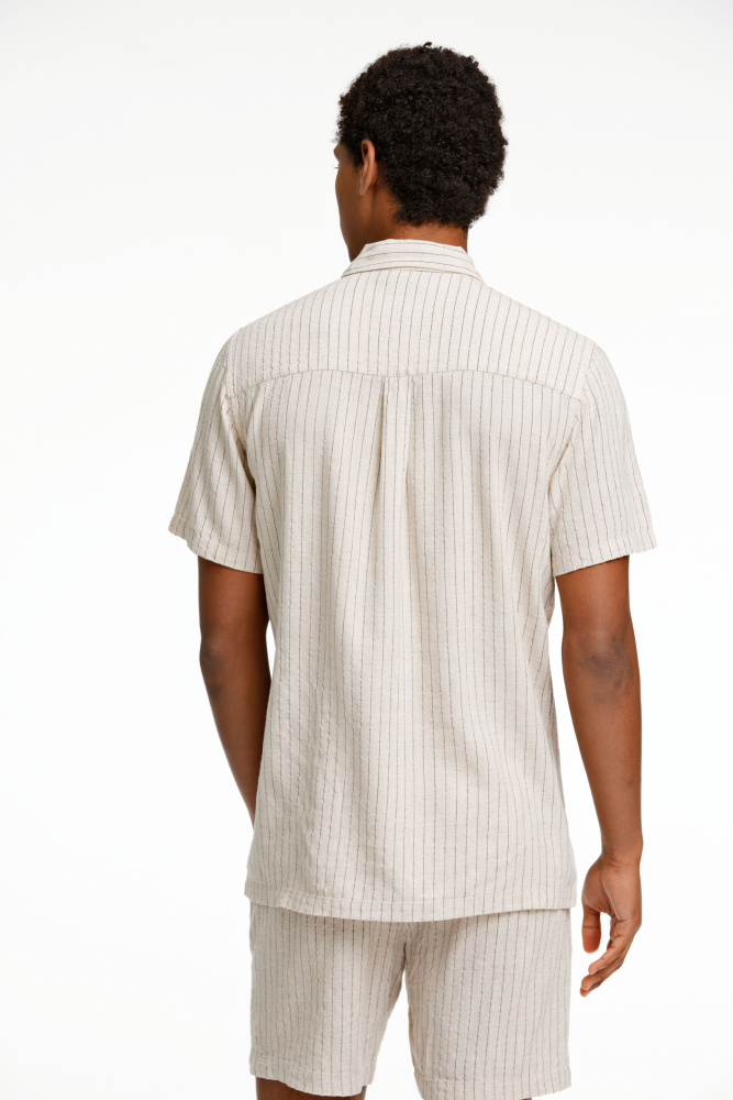 Hovedbilde LINDBERGH Cotton/Linen Shirt 30-203595 - Light Stone