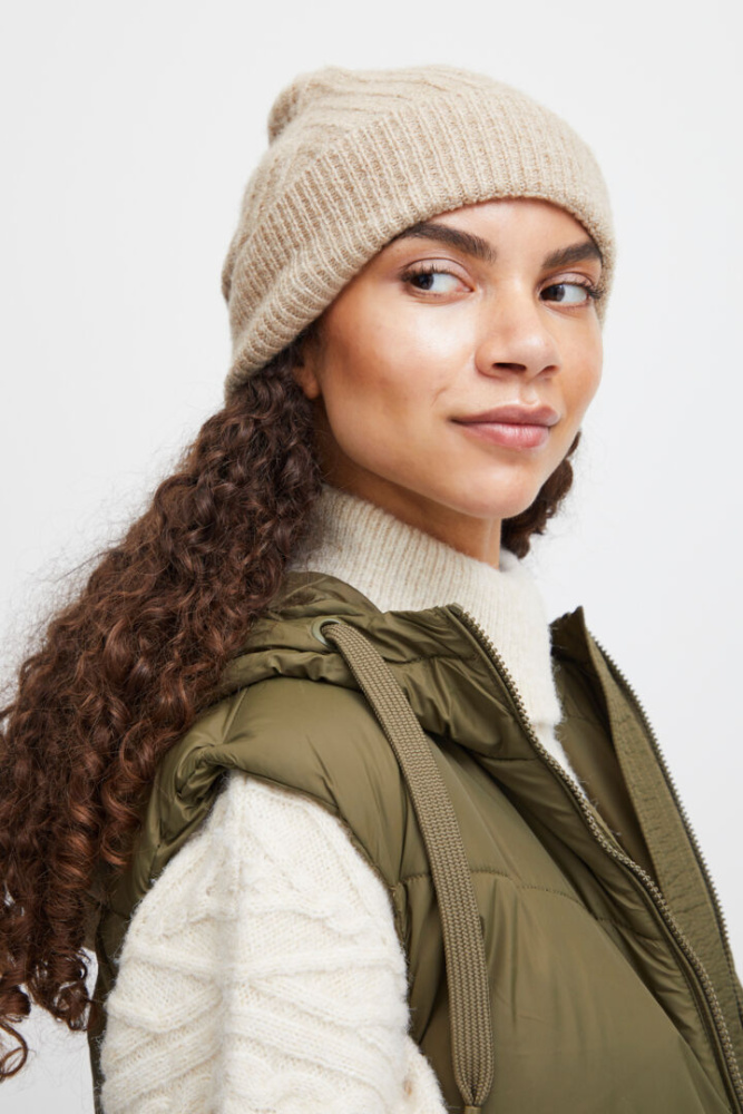 Hovedbilde Bavalma Beanie Onesize 20813976 - Cement Melange 1407081