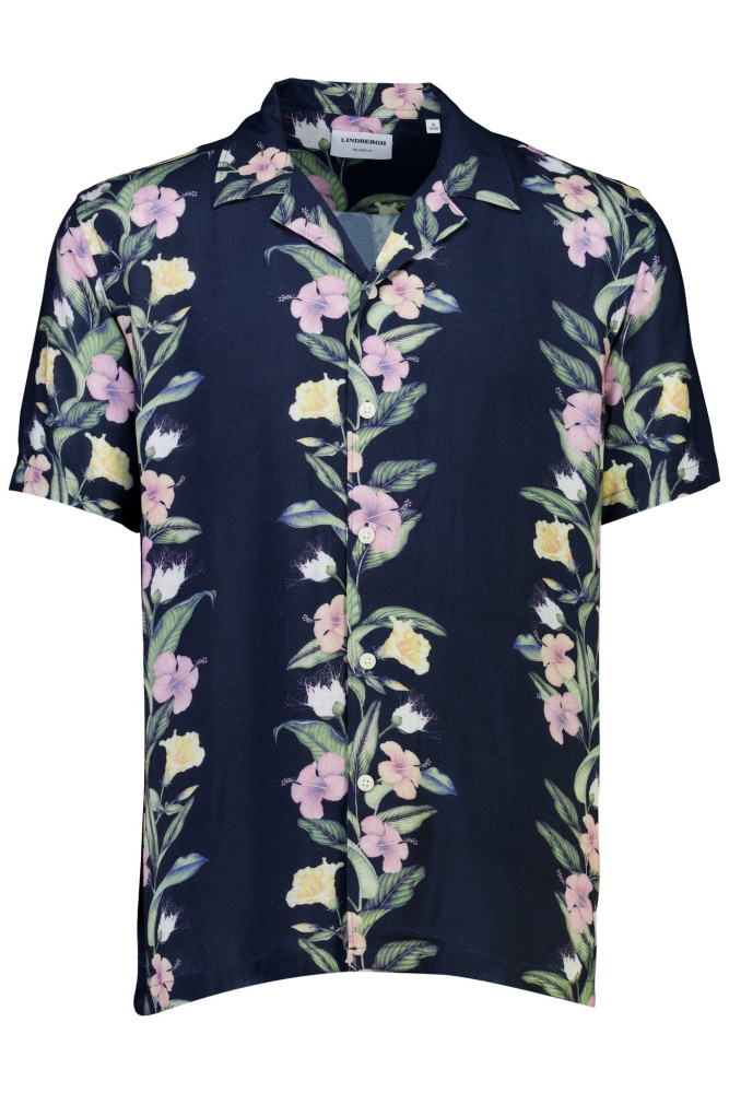 Hovedbilde Lindbergh Resort Shirt 30-203747 - Navy/Flowers