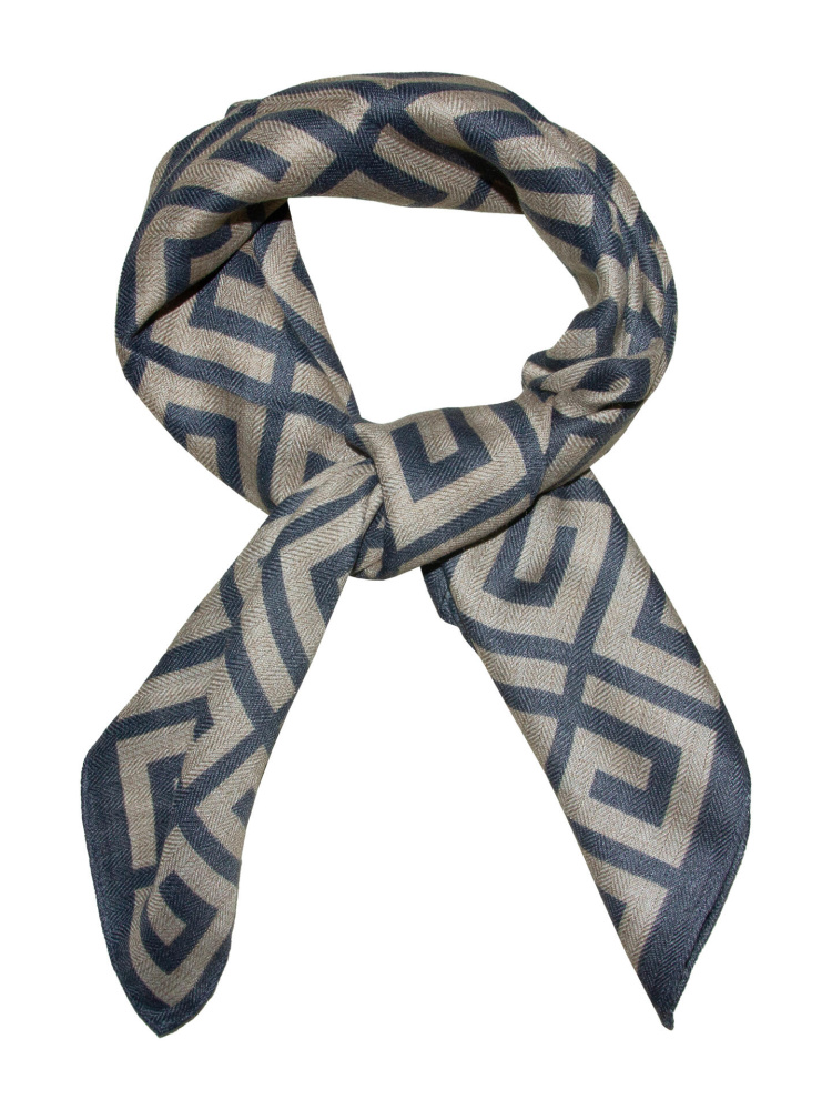 Hovedbilde Intex Klassisk Skjerf 791273 - 65X65 Blå/Beige