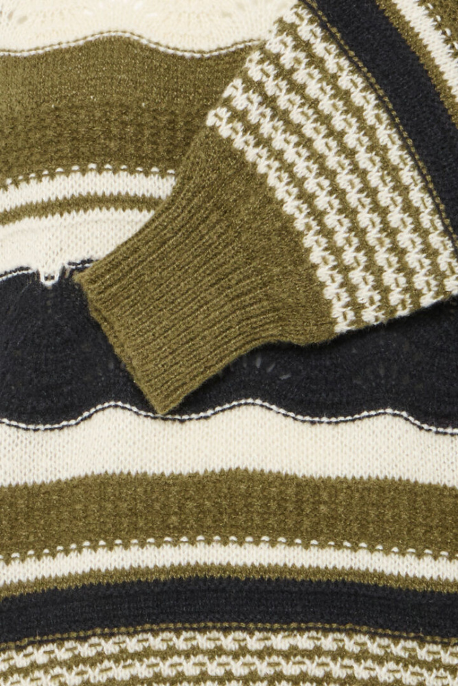 Hovedbilde IHAstra Knit Sweater 20121976 - Mayfly Green Mix 180220