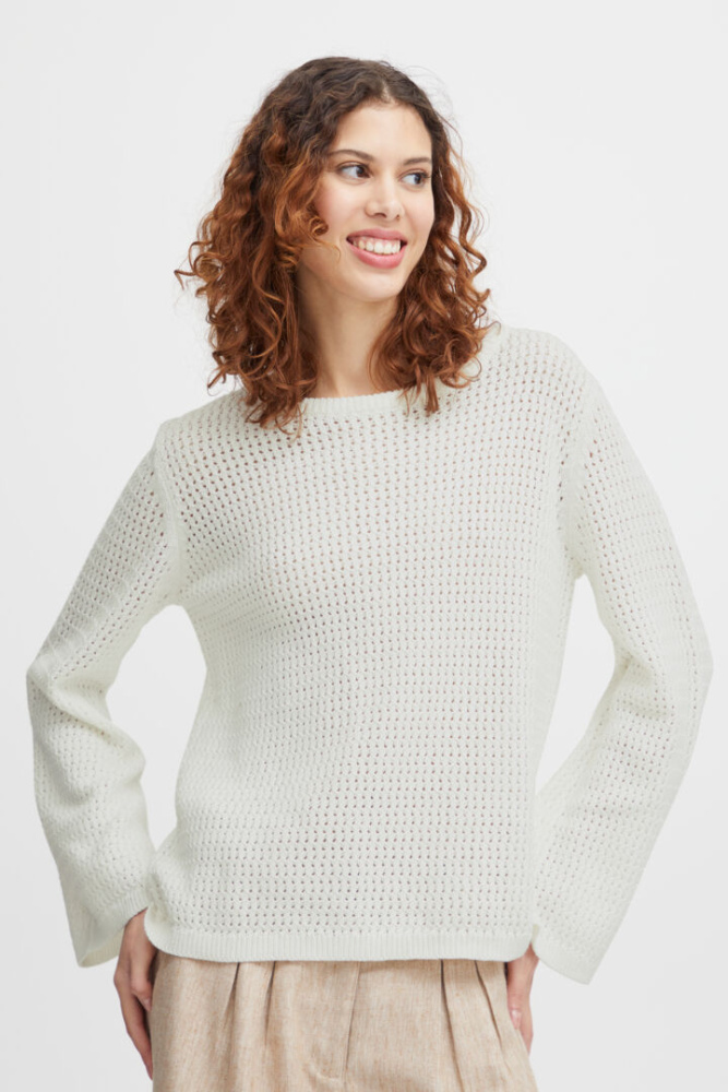 Hovedbilde BYMagio Knit Jumper 20814615 - Marshmallow 114300