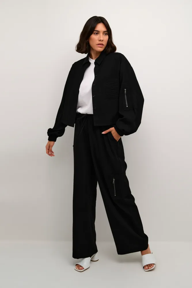 Hovedbilde KAElenor Wide Pants 10508792 - Black Deep 100121