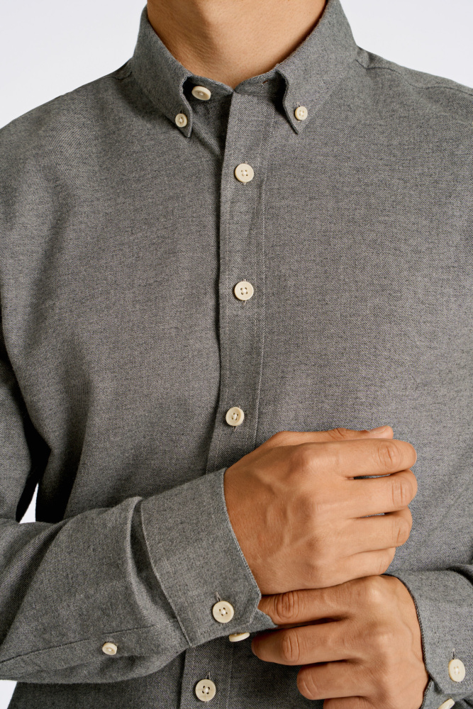 Hovedbilde LINDBERGH Brushed Shirt 30-203634 - Grey Melange