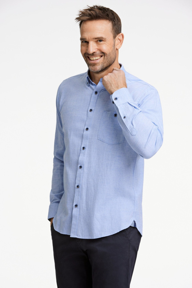 Hovedbilde JACK`S Brushed Shirt 3-210118 - Light Blue Melange