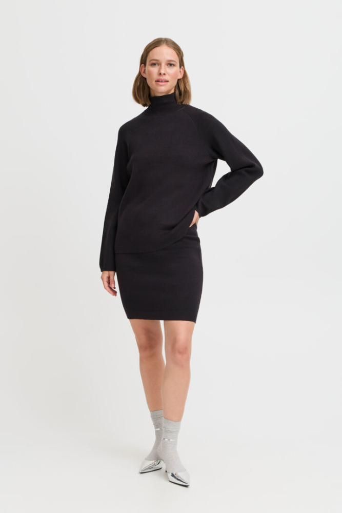 Hovedbilde BYOtari Knit Skirt 20815630 - Black 200451